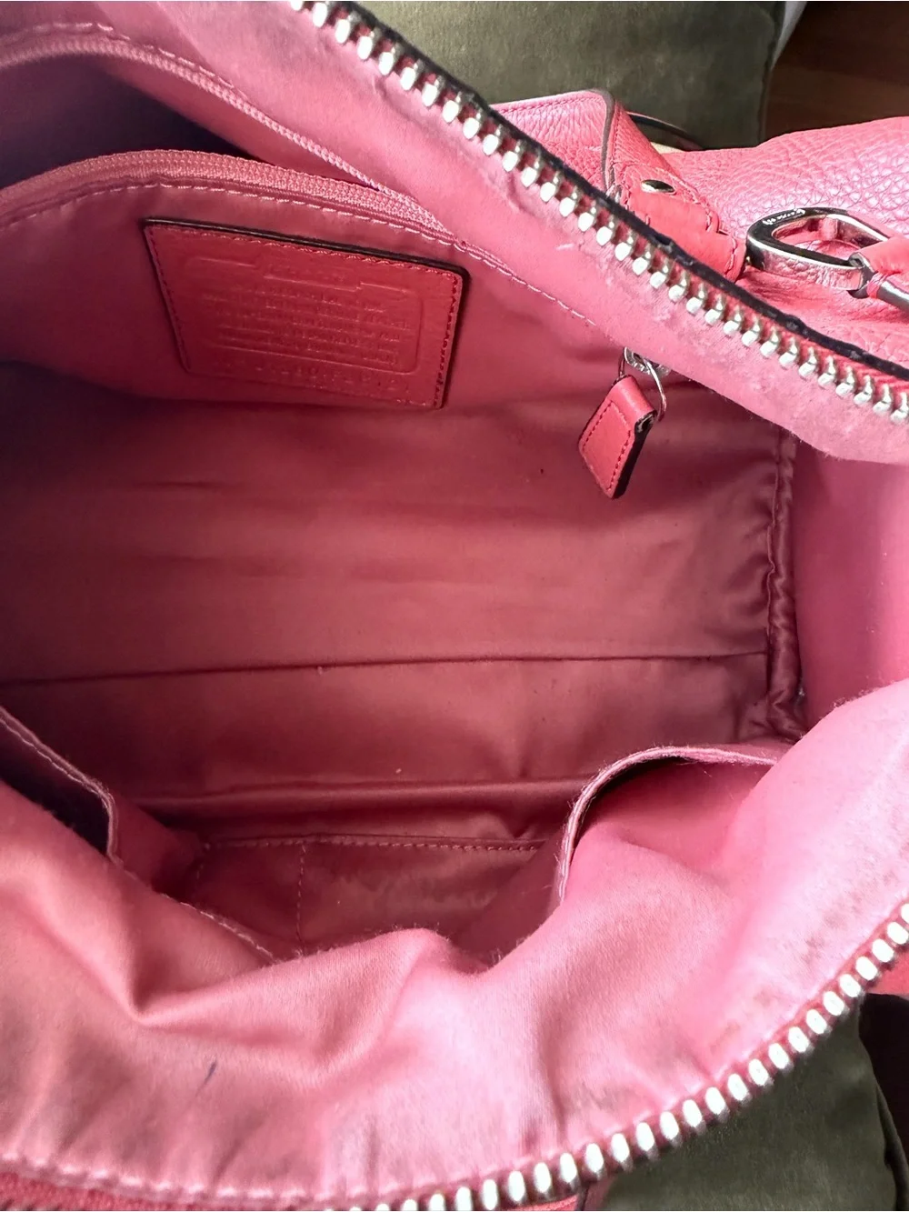 Coach shoulder satchel